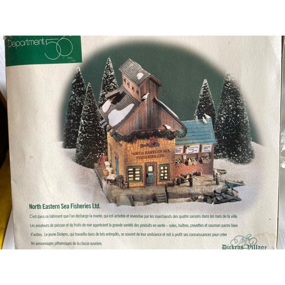 Department 56 Christmas Village 1998 North Eastern Sea Fisheries - Picture 2 of 10